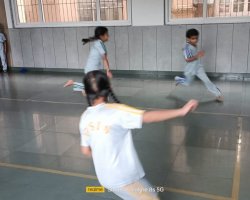 Std 1 and 2 Interclass Langdi competition